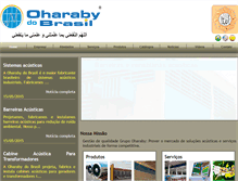 Tablet Screenshot of grupooharaby.com.br